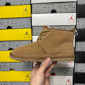 UGG Neumel Boot – Chestnut Suede Lace-Up Chukka with Gold Eyelets, Debossed UGG Logo & Warm Gum Lug Sole