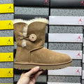 UGG Bailey Button II Boot – Chestnut Suede