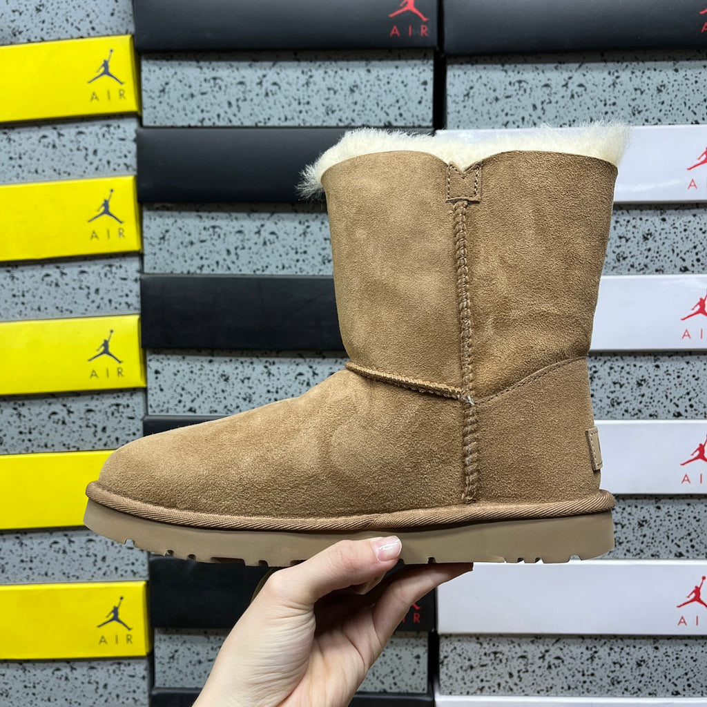 UGG Bailey Button II Boot – Chestnut Suede