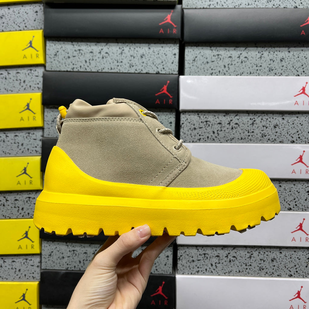 UGG Neumel Boot – Sand Suede with Yellow Lug Sole