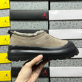 UGG Tasman Weather Hybrid – Smoke Suede Slip-On with Black SugarSole & Sheepskin Lining