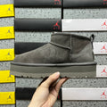 UGG Classic Ultra Mini Platform Boot – Smoke Grey Tonal with Grey Platform Sole
