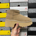 UGG Fisherman Low-Shaft Boot – Sand with Genuine Sheepskin Lining