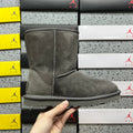 UGG Classic Short Boot – Charcoal Grey Suede