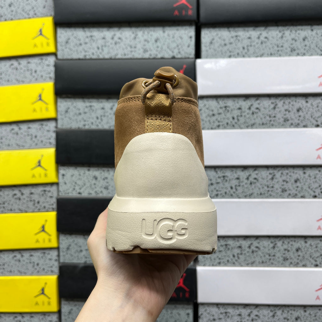 UGG Neumel Boot – Chestnut Suede with Cream Lug Sole