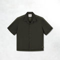 Arte Nylon Linen Shirt: Green
