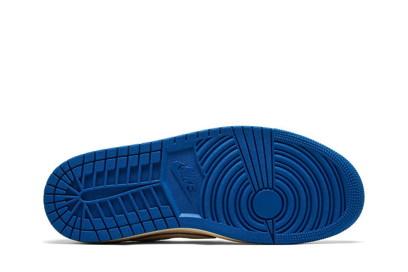 Fragment Design x Travis Scott x Nike Air Jordan 1 Low OG SP 'Sail/Military Blue'
