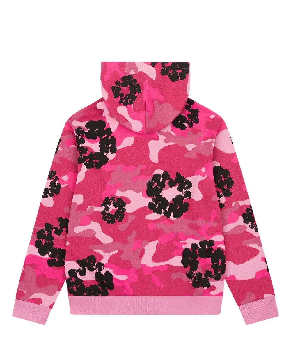 Denim Tears The Cotton Wreath Zip Sweatshirt Pink Camo
