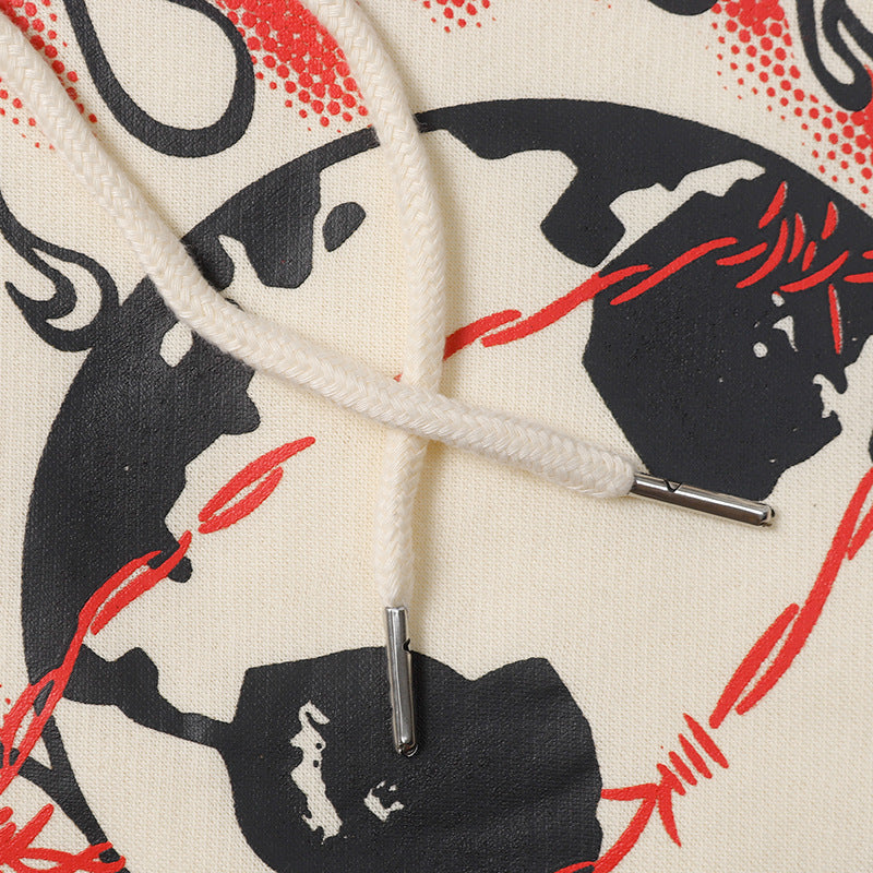 Gallery Dept Hoodie Flame Earth Fleece Hoodie Sweater