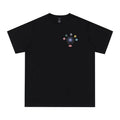 Chrome Heart T Shirts Cross Leather Print Short Sleeve T-Shirt Loose