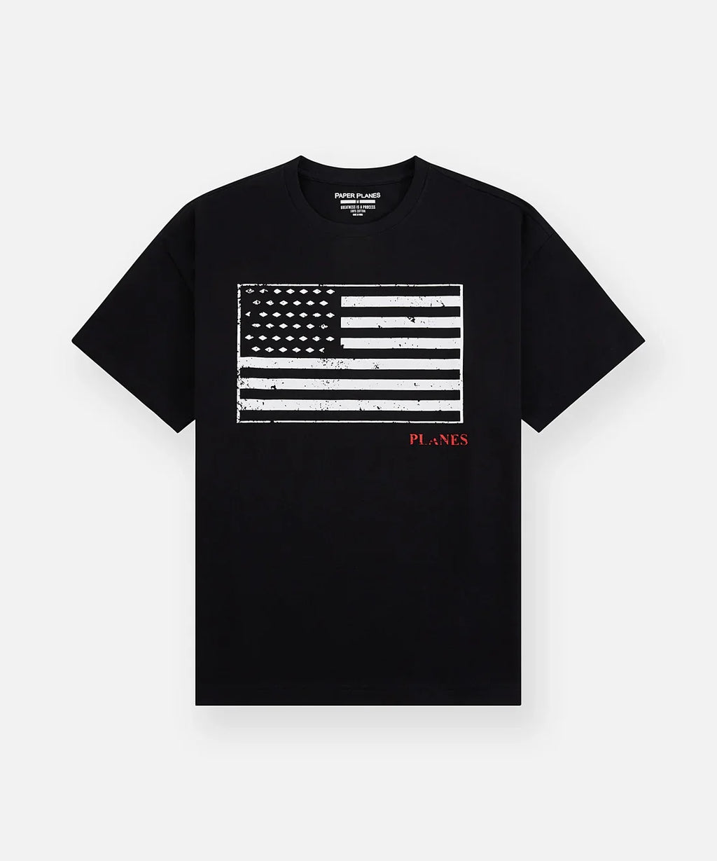 Paper Planes Black Diamond Flag Tee
