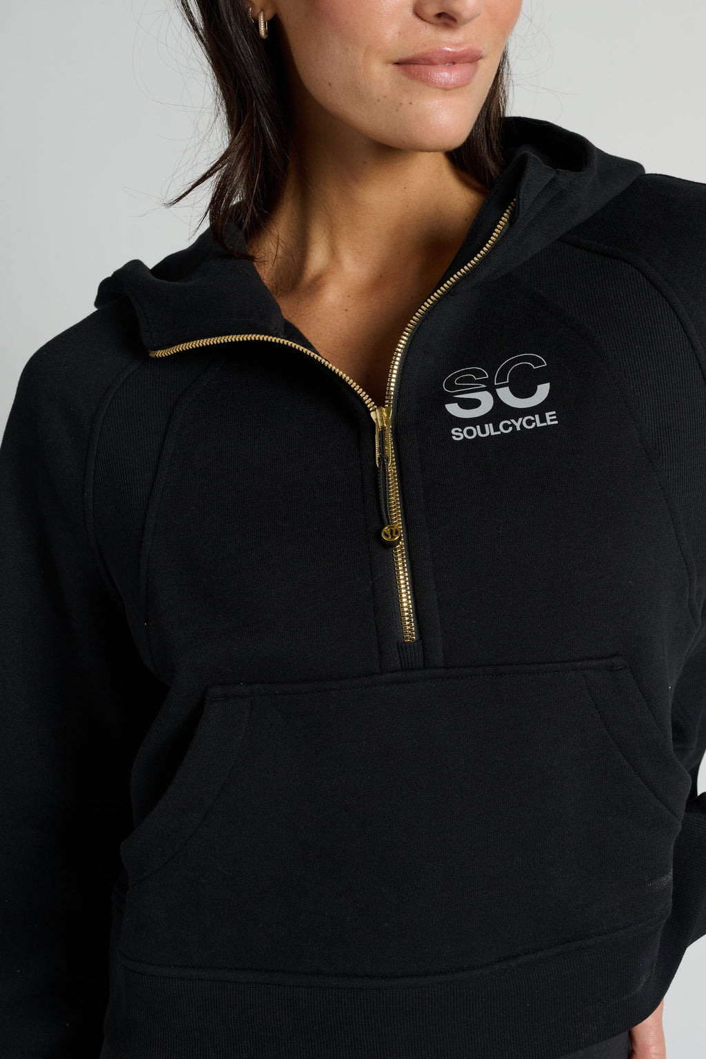 Scuba Oversized Half-Zip Hoodie