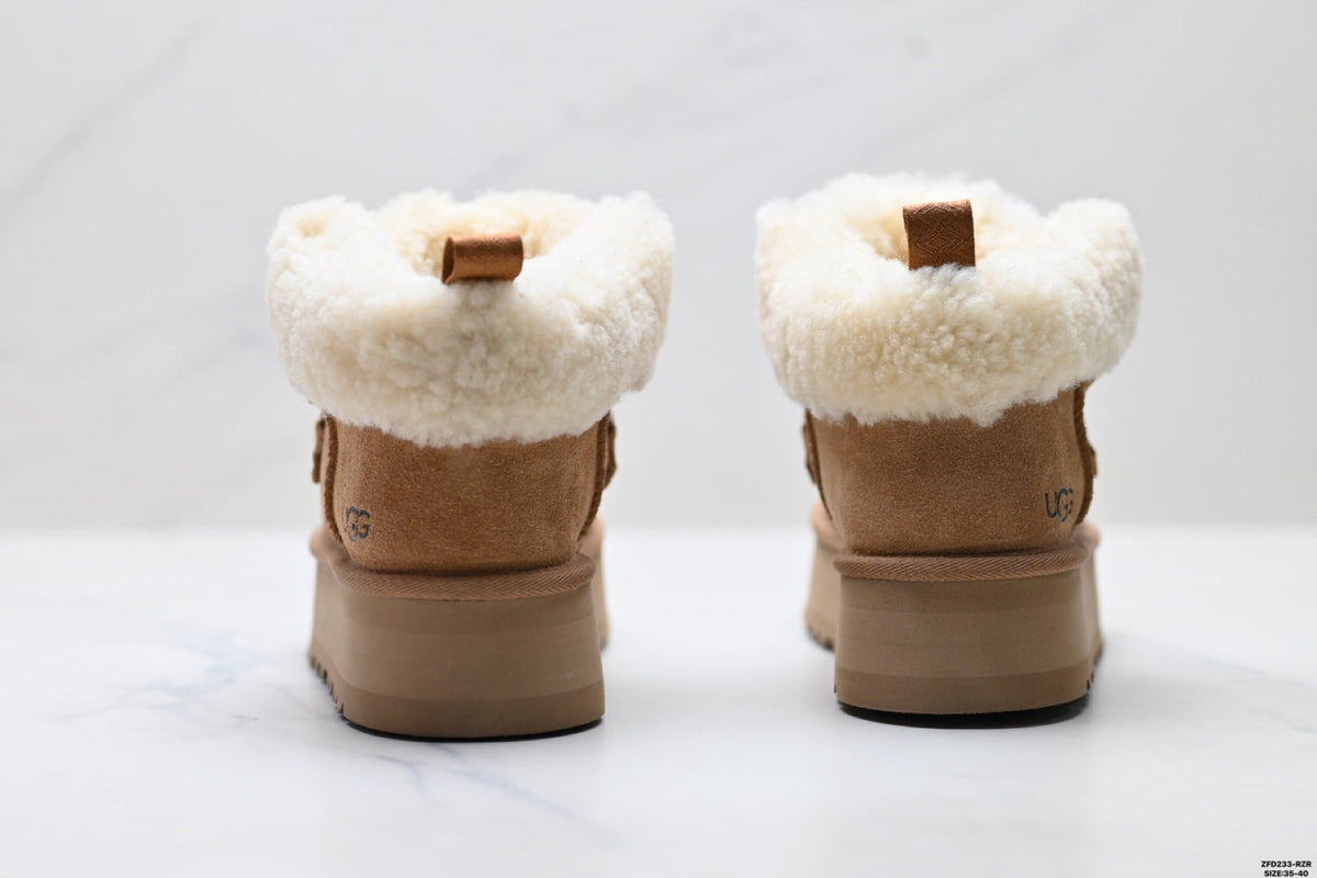 UGG Funkarra Shearling Platform Winter Boots