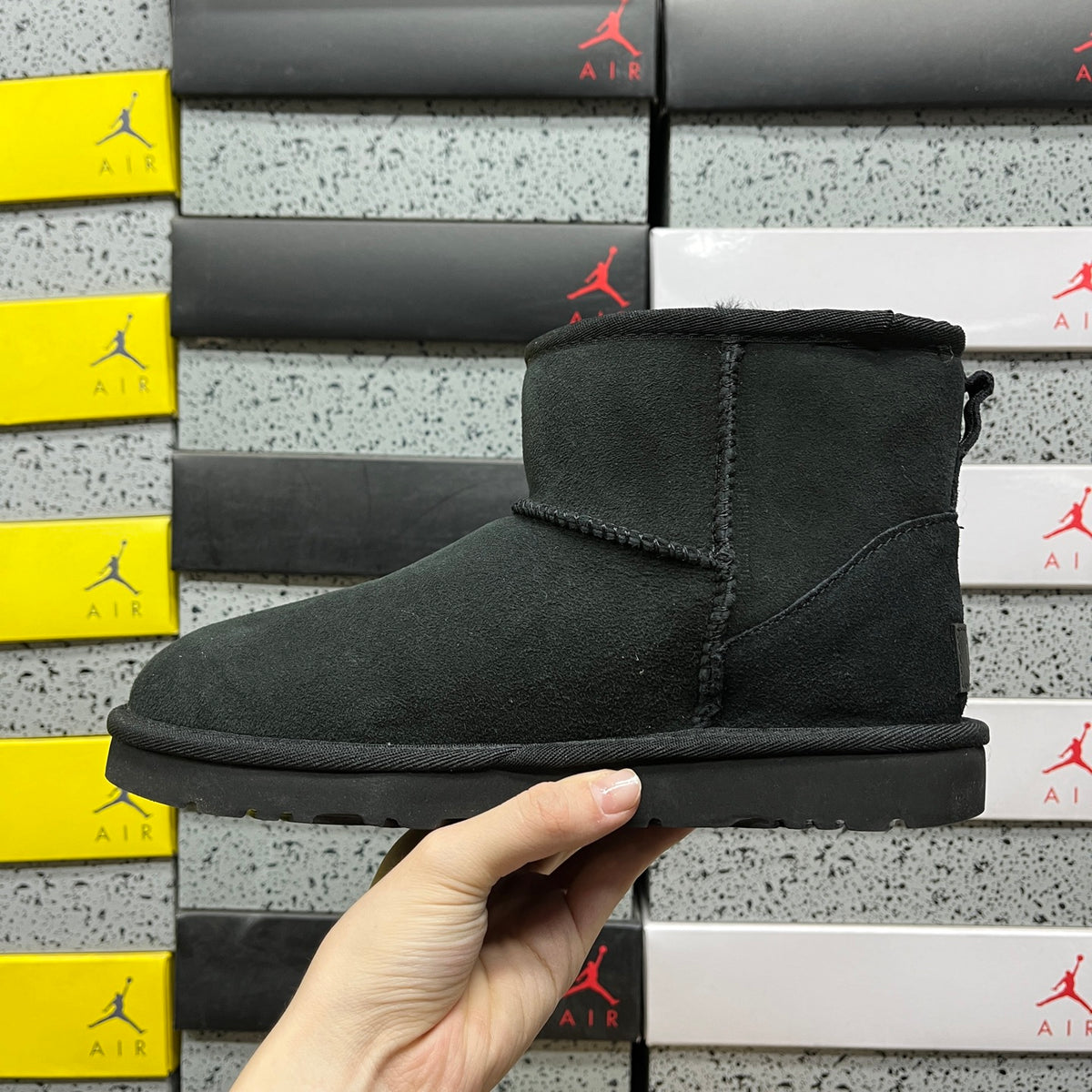 UGG Classic Mini Boot – All-Black Suede