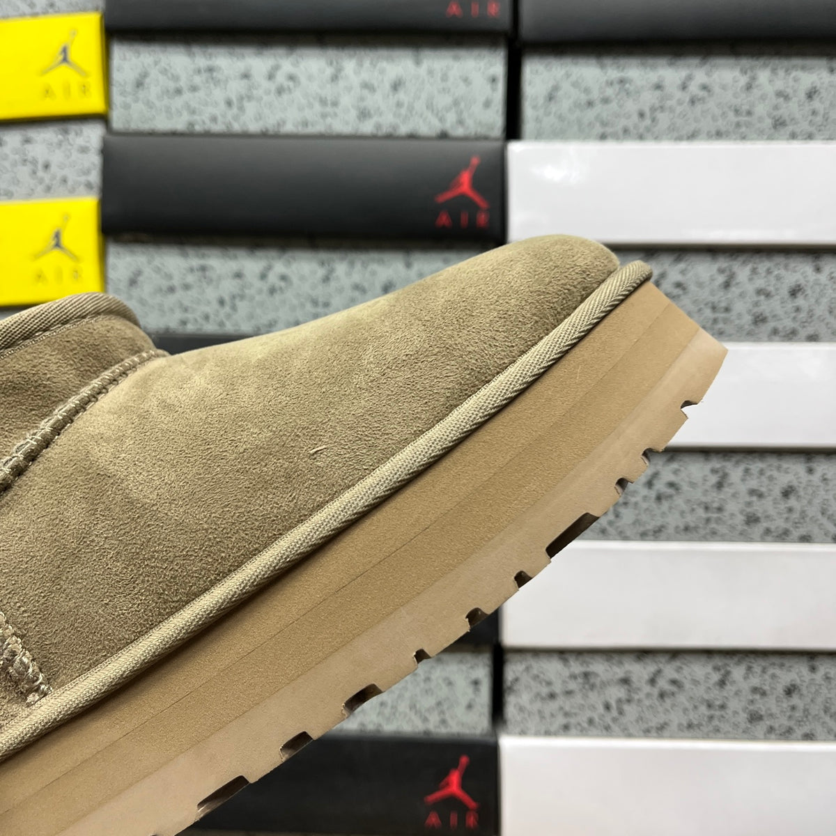 UGG Classic Ultra Mini Platform Boot – Olive Tonal with Warm Gum Platform Sole