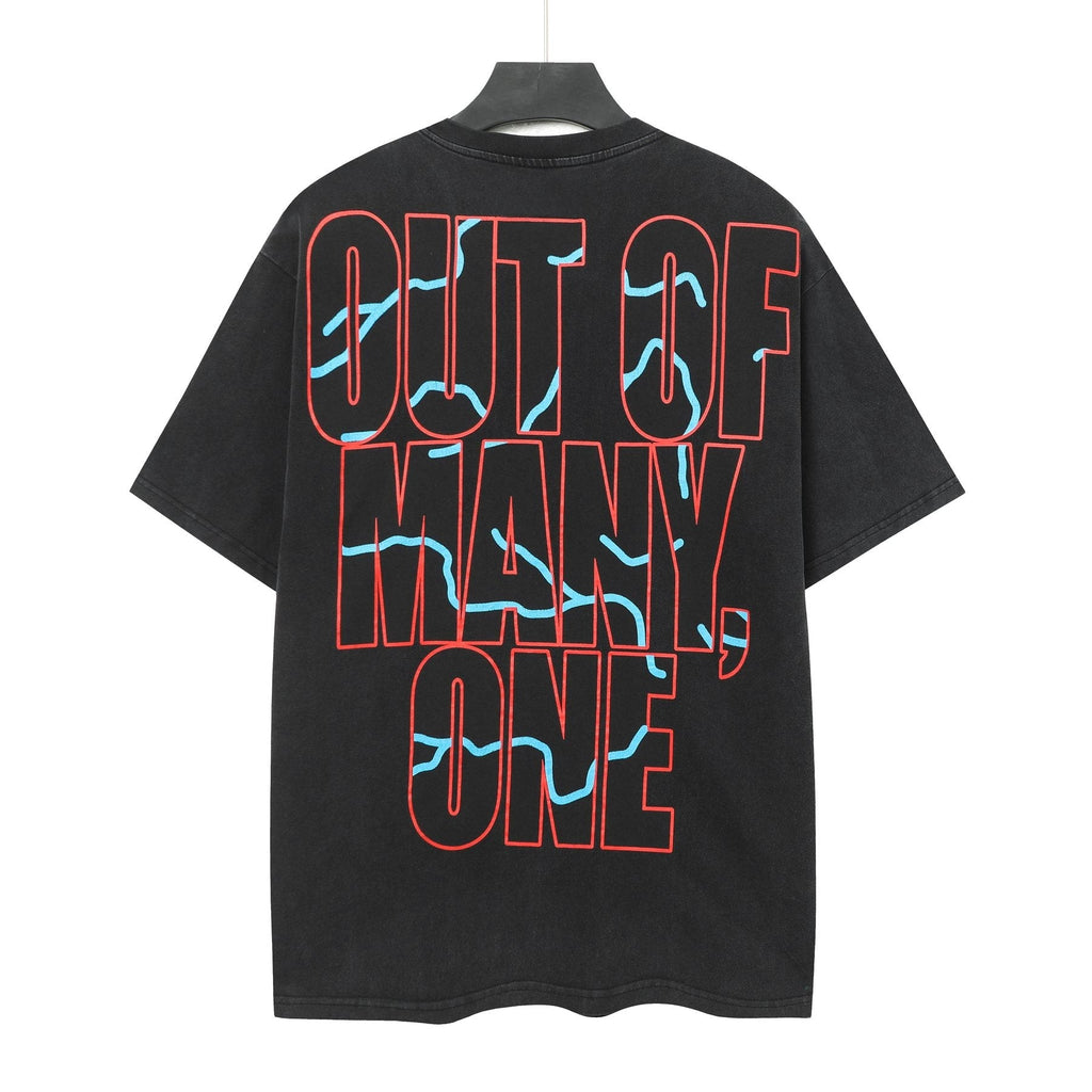 Godspeed Washed Black Rock Graphic T-Shirt