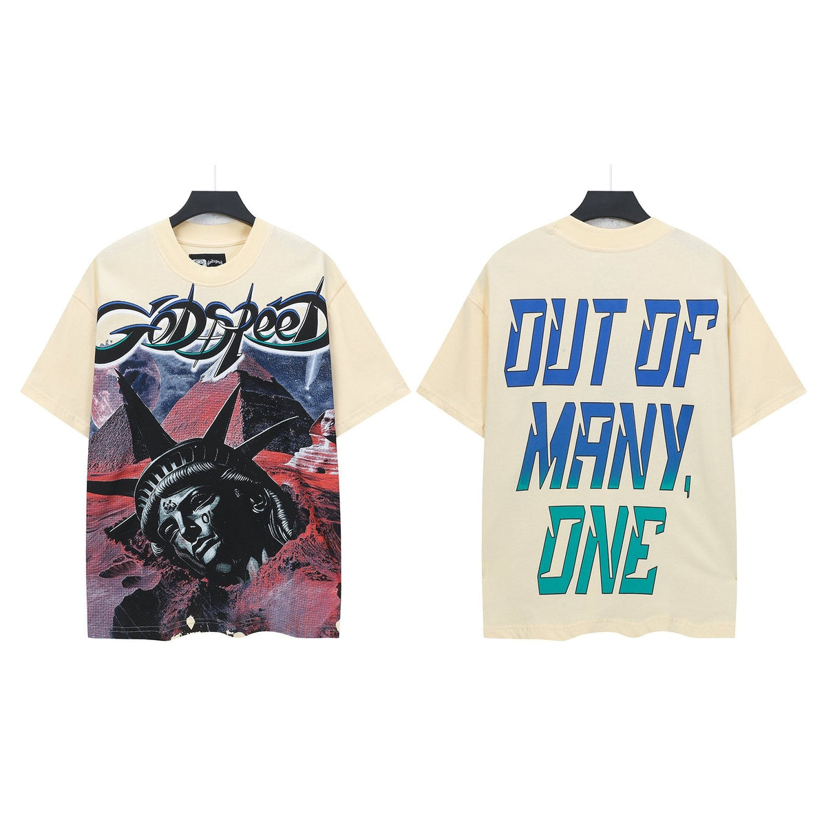 Godspeed Out of Many One Graphic T-Shirt