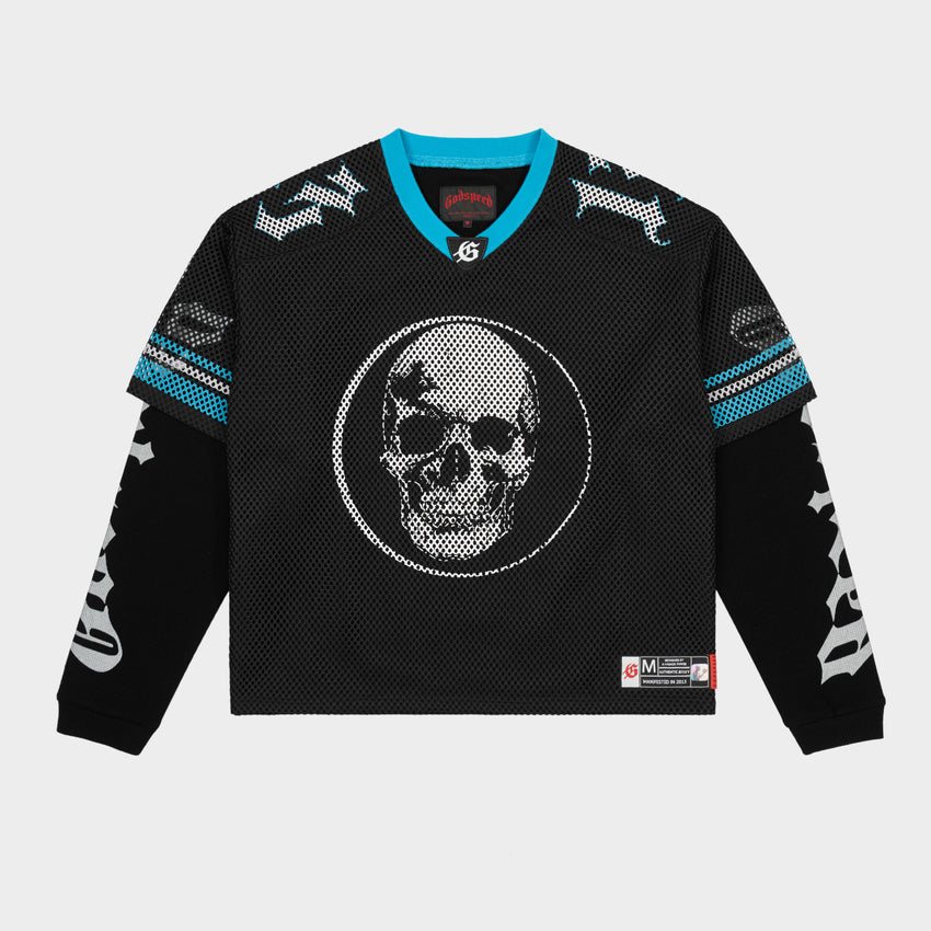 Godspeed Skull Mesh Jersey Long-Sleeve T-Shirt