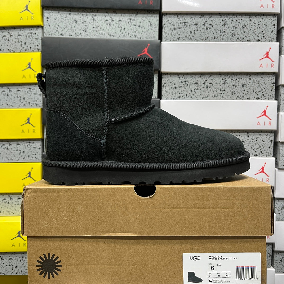 UGG Classic Mini Boot – All-Black Suede