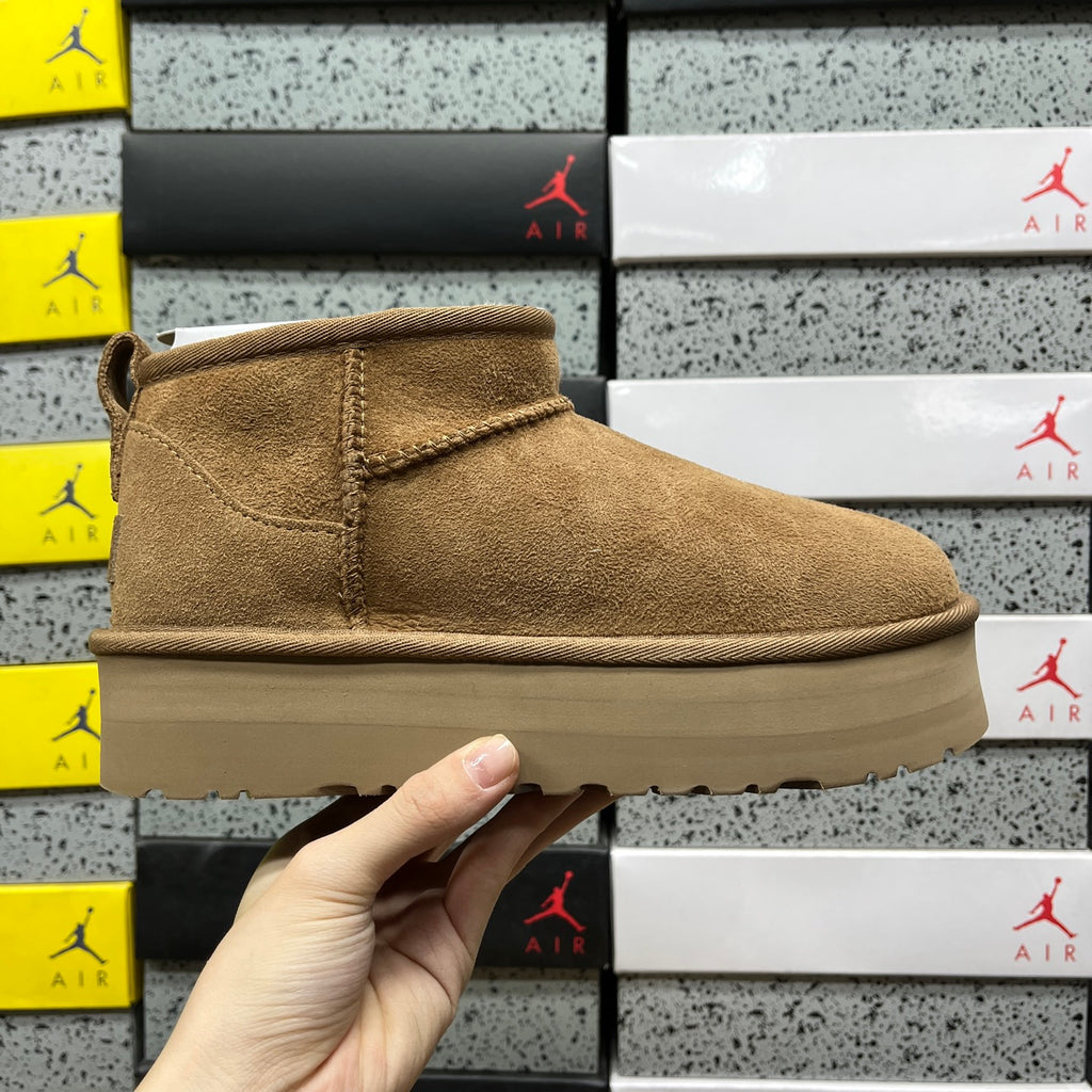 UGG Classic Ultra Mini Boot – Tan Tonal with Slim Lug Sole