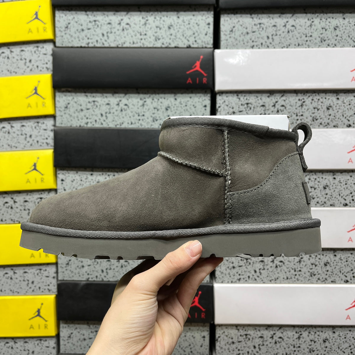 UGG Tasman Weather Hybrid Boot – All-Grey Suede