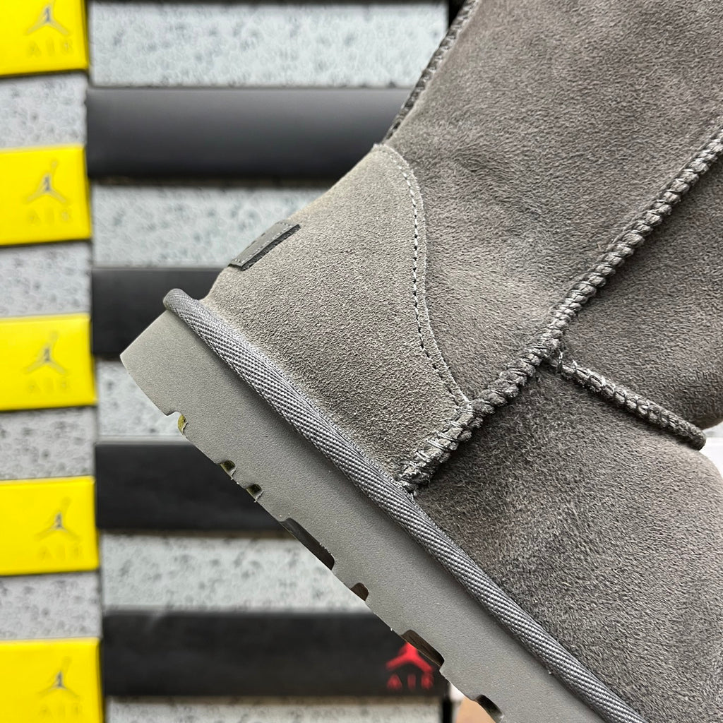 UGG Classic Short Boot – Charcoal Grey Suede
