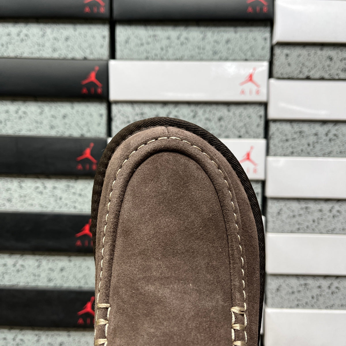 UGG Goldenstar Evelina Clog – Espresso Suede Platform Clog with Snap Closure & Sheepskin Lining