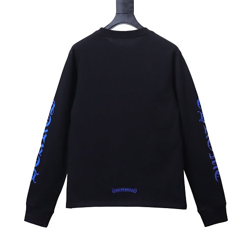 Chrome Hearts Blue Neck Long Sleeve Tee Black