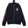 Chrome Hearts Made In Hollywood Plus Cross Zip Up Hoodie