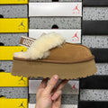 UGG Star Strap Slide – Chestnut with Genuine Sheepskin Footbed
