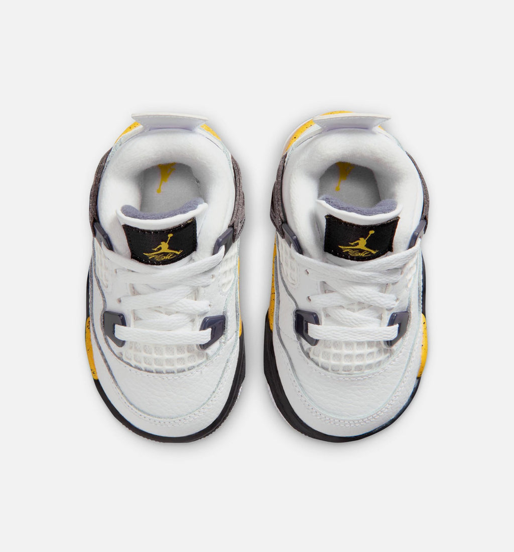Air Jordan 4 Retro Rare Air Tour Yellow Infant & Toddler Shoes