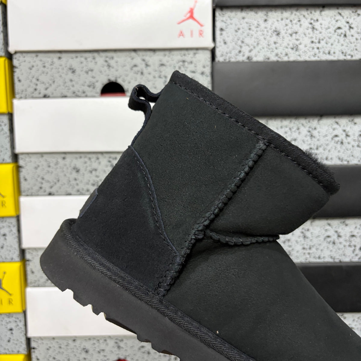 UGG Classic Short Boot – All-Black Suede