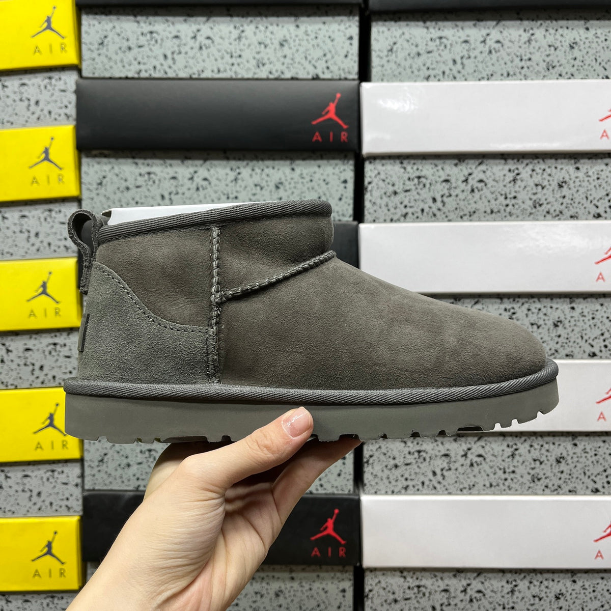 UGG Tasman Weather Hybrid Boot – All-Grey Suede