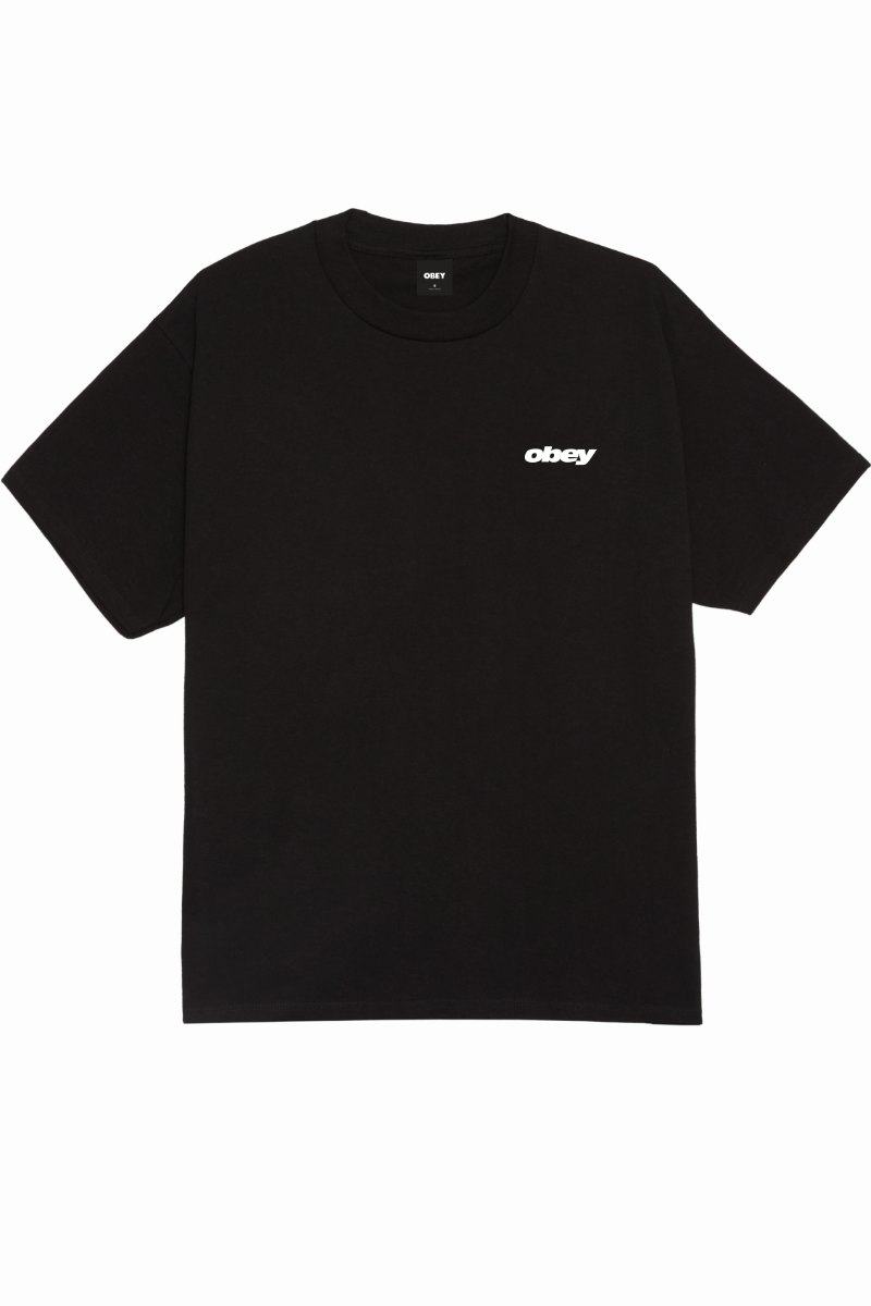 OBEY VHS T-SHIRT Black