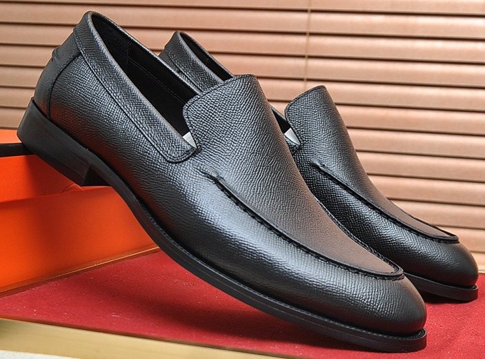 Hermès Stitched Apron Loafers