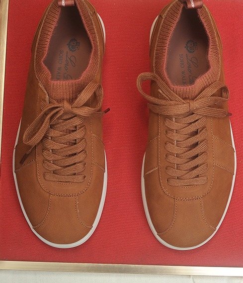Loro Piana Low-Top Lace-Up Sneakers - Low-Profile Rubber Sole