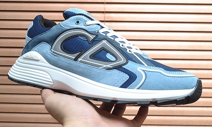 Dior Men's Paneled Low-Top Sneakers