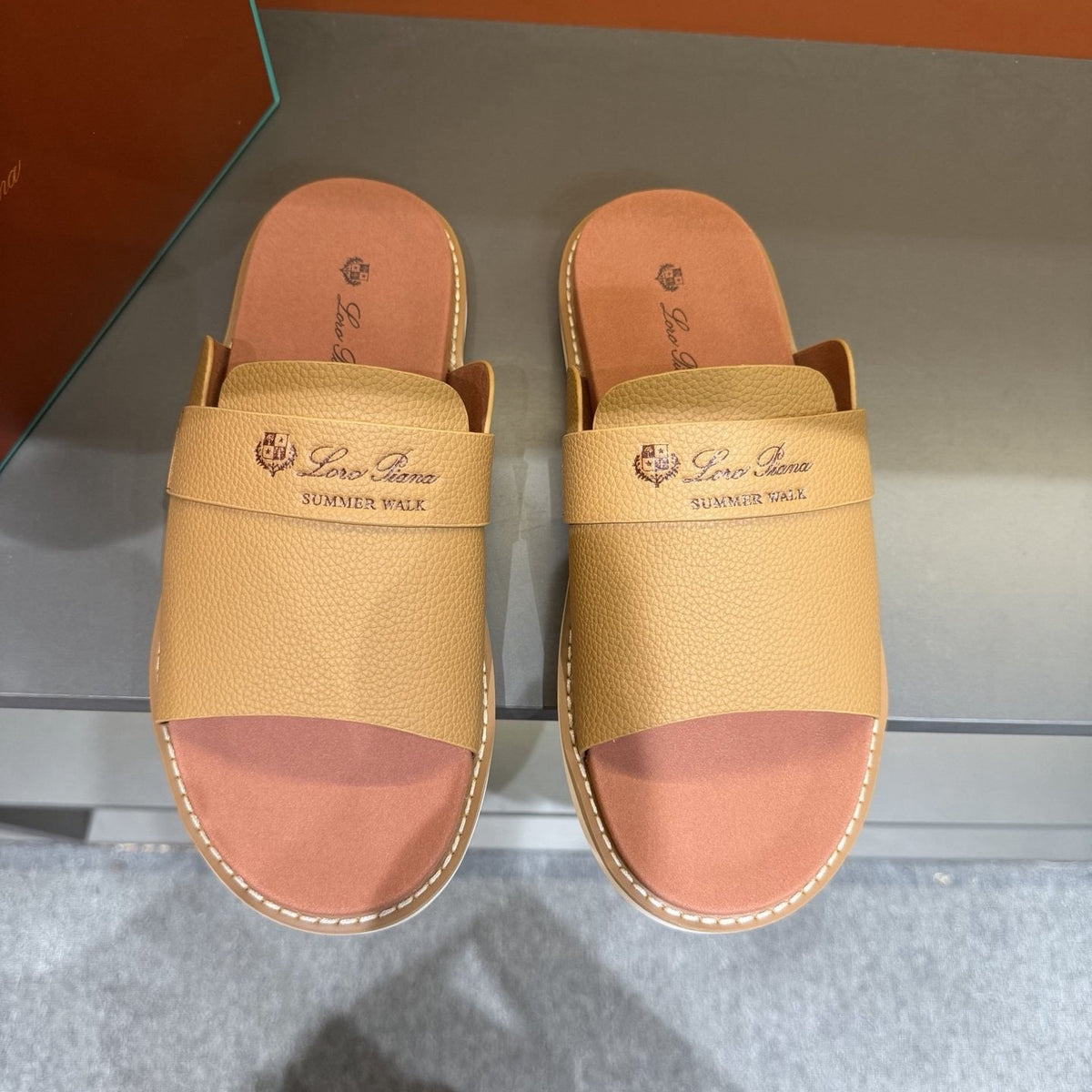 Loro Piana Men's Summer Walk Slide Sandals