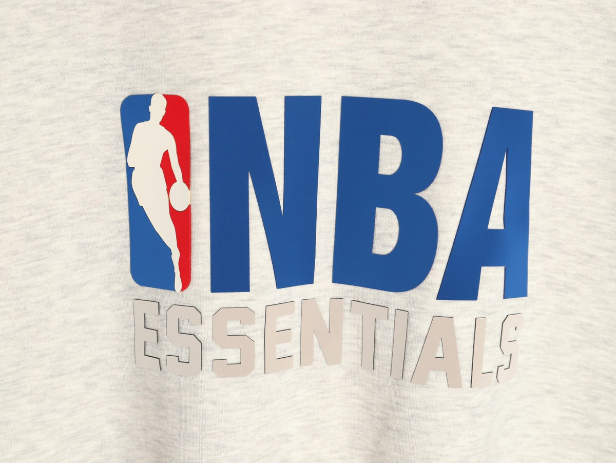 Fear of God NBA-Graphic Pullover Hoodie - Cream