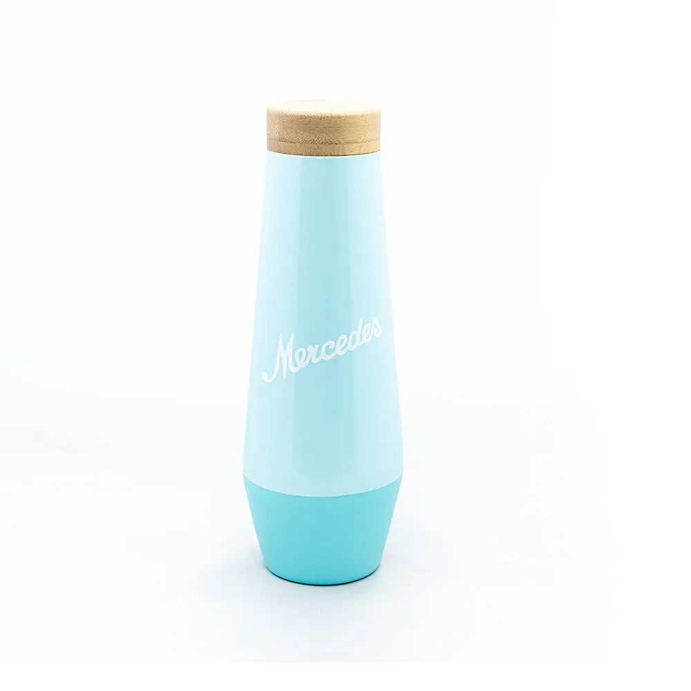 17oz. Mercedes Thermal Bottle with Bamboo Lid