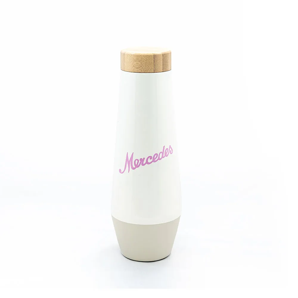 17oz. Mercedes Thermal Bottle with Bamboo Lid