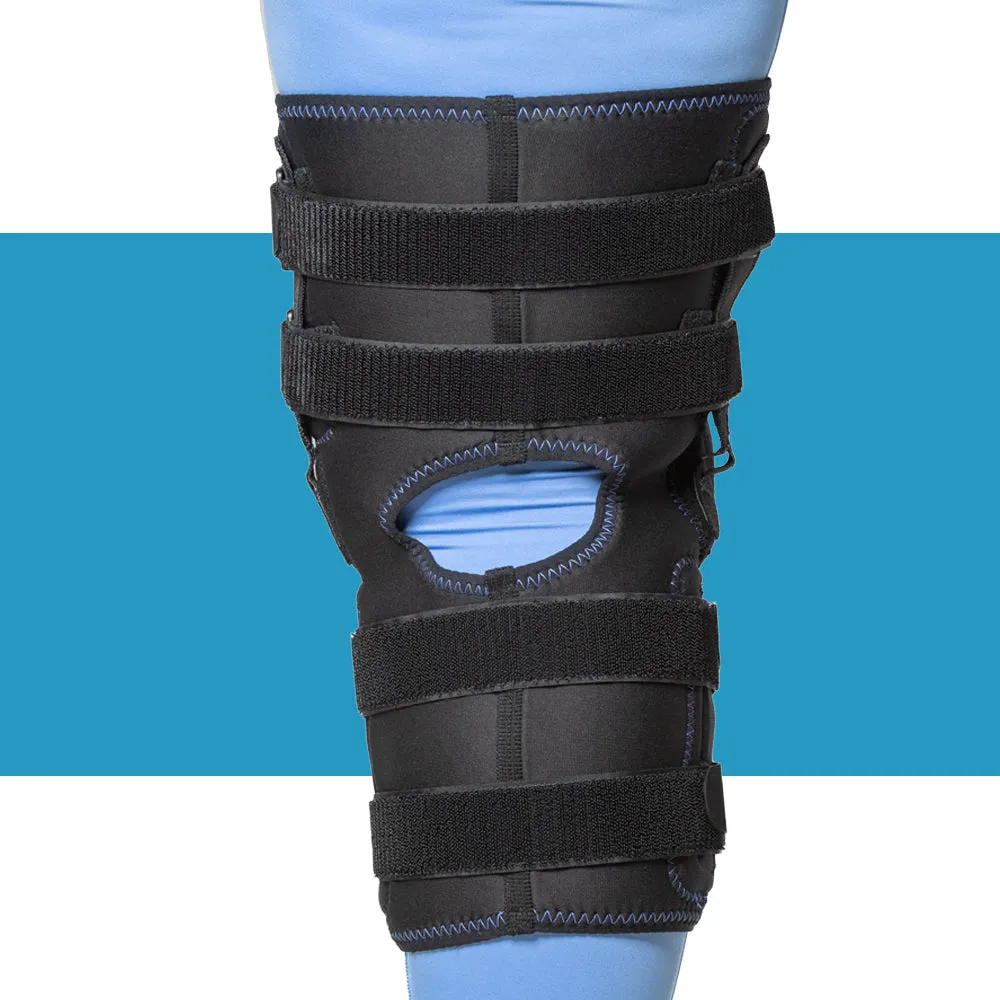 17" "Hybrid" Knee Brace for Cone-Shaped Legs, Large Quadriceps, or Extra Wide Thighs. (KC68-NOS)