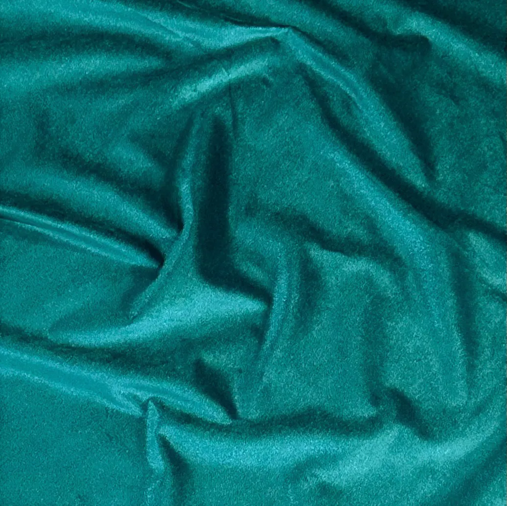 1pc - Luxury Plush Velvet Table Linen 96" Round - Teal