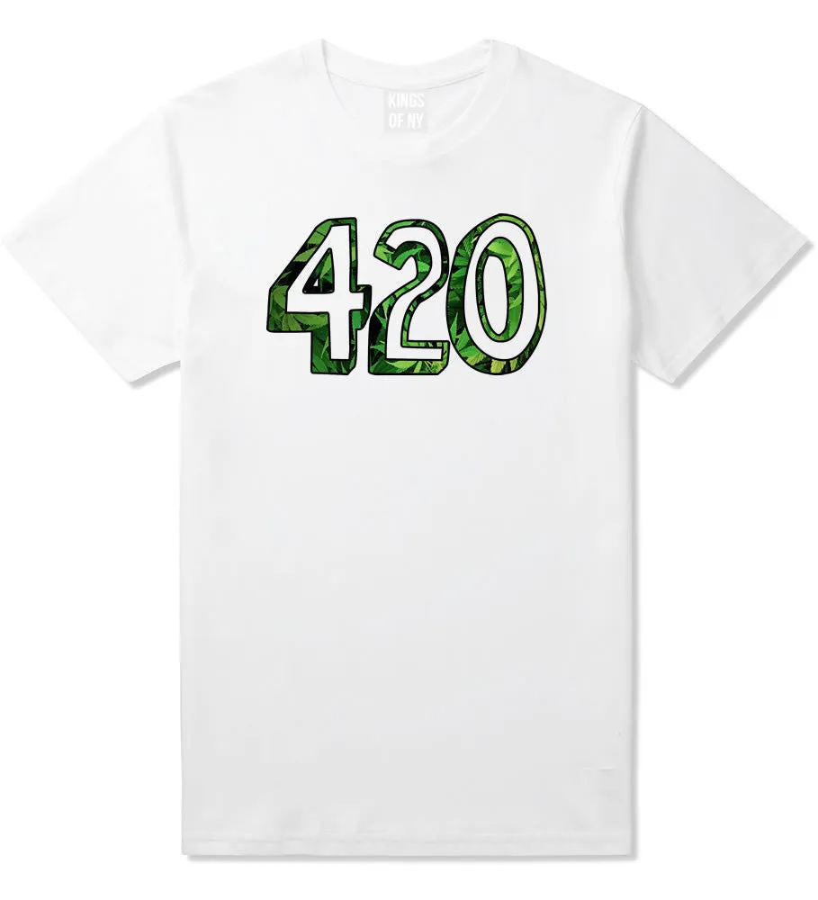 420 Weed Marijuana Print T-Shirt