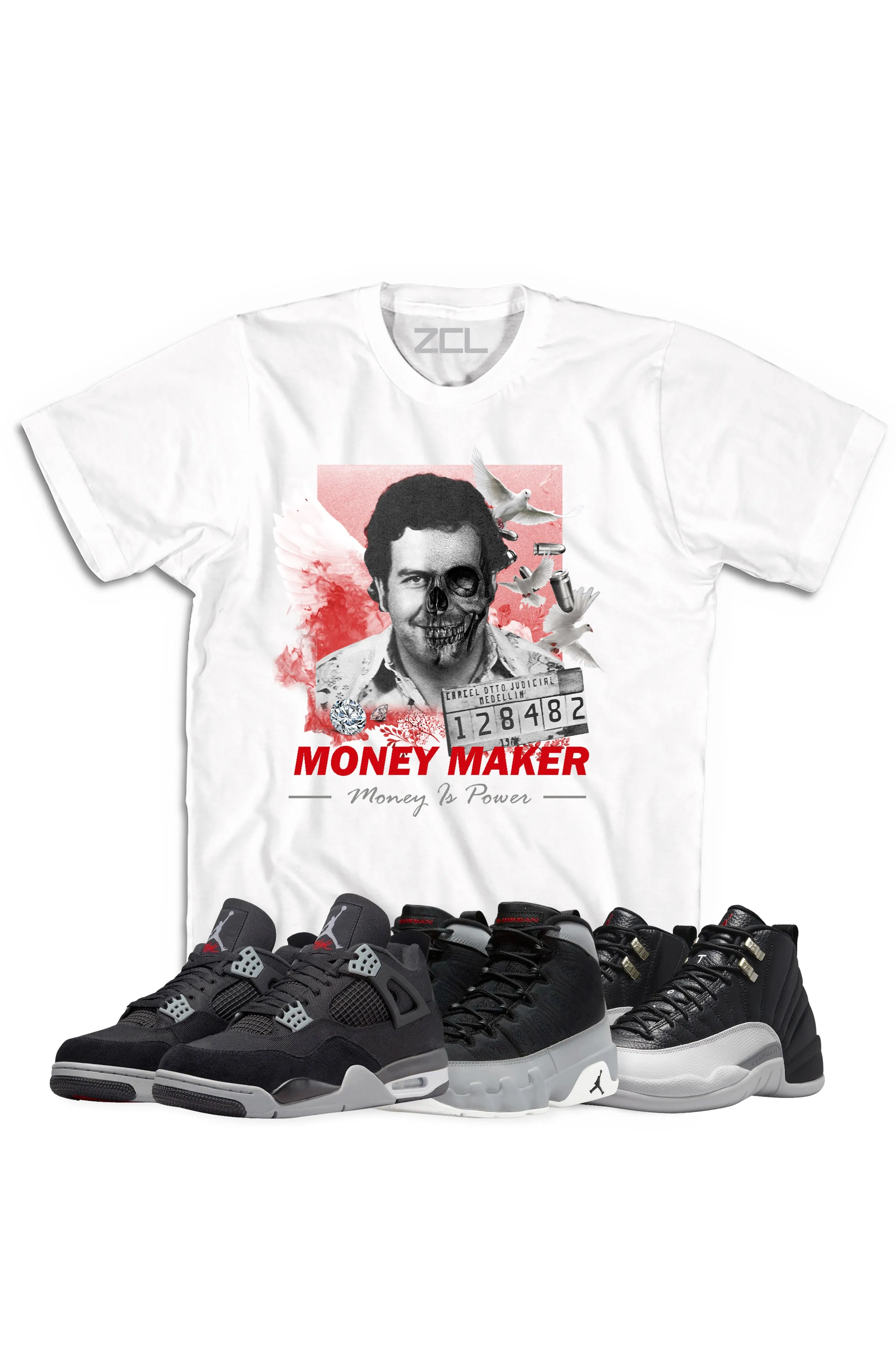 Air Jordan "Money Maker" Tee Black Canvas