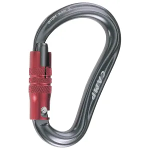 Atom 3Lock Carabiner, Gun Metal