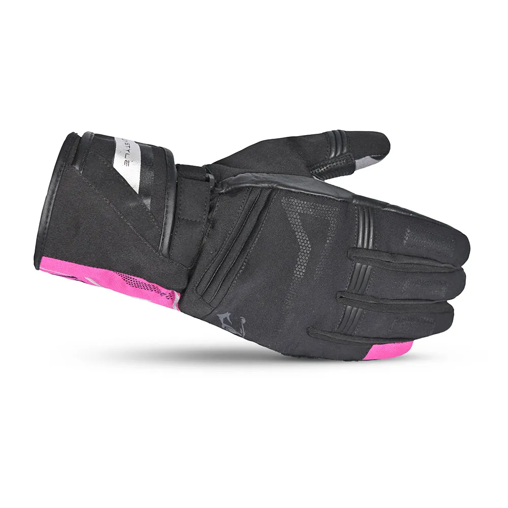 BELA Iglo Lady Winter Motorcycle Gloves Black Pink