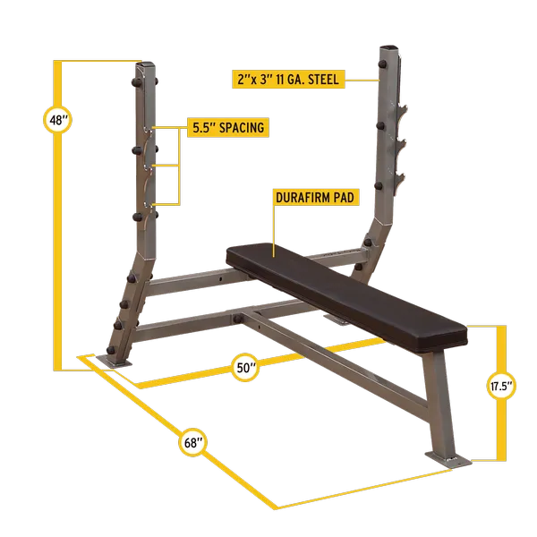 Body-Solid - PCL OLY FLAT BENCH