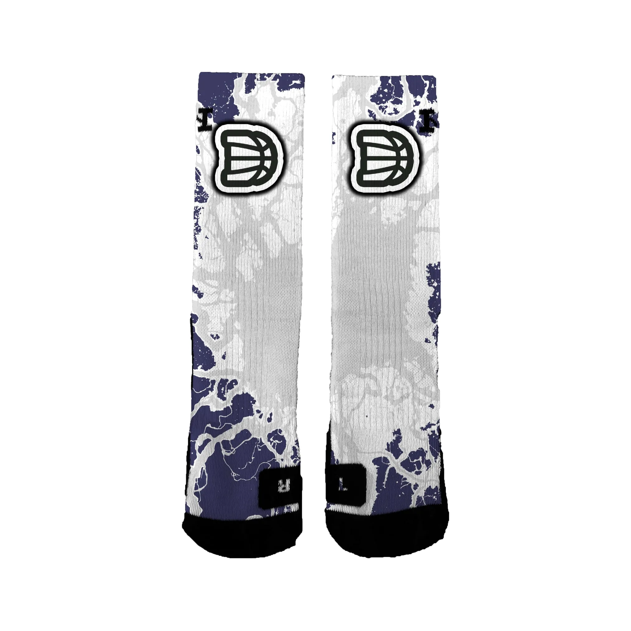 Darting Basketball Academy Youth Foundation (dae'veon) Lightning Socks