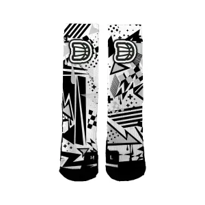 Darting Basketball Academy Youth Foundation (isabelle) Skatedeck Socks